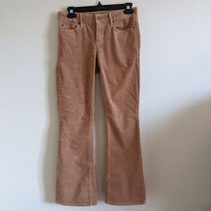 *HEMMED* Gap Tan Perfect Boot Corduroy Pants, 26